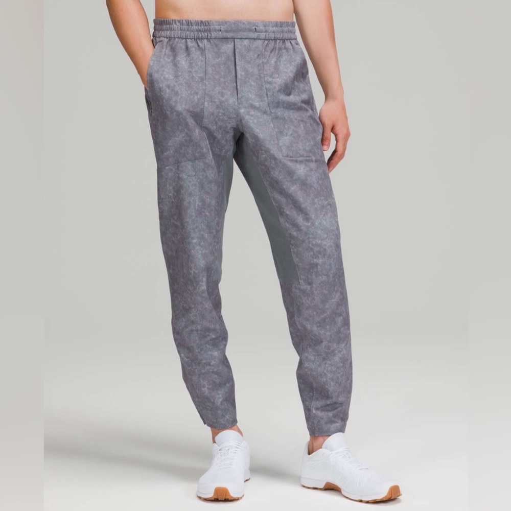 Lululemon License To Train Pant 29" Gravel Dust Asphalt Grey Multi Men’s Small